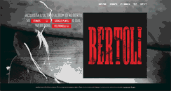 Desktop Screenshot of albertobertoli.it